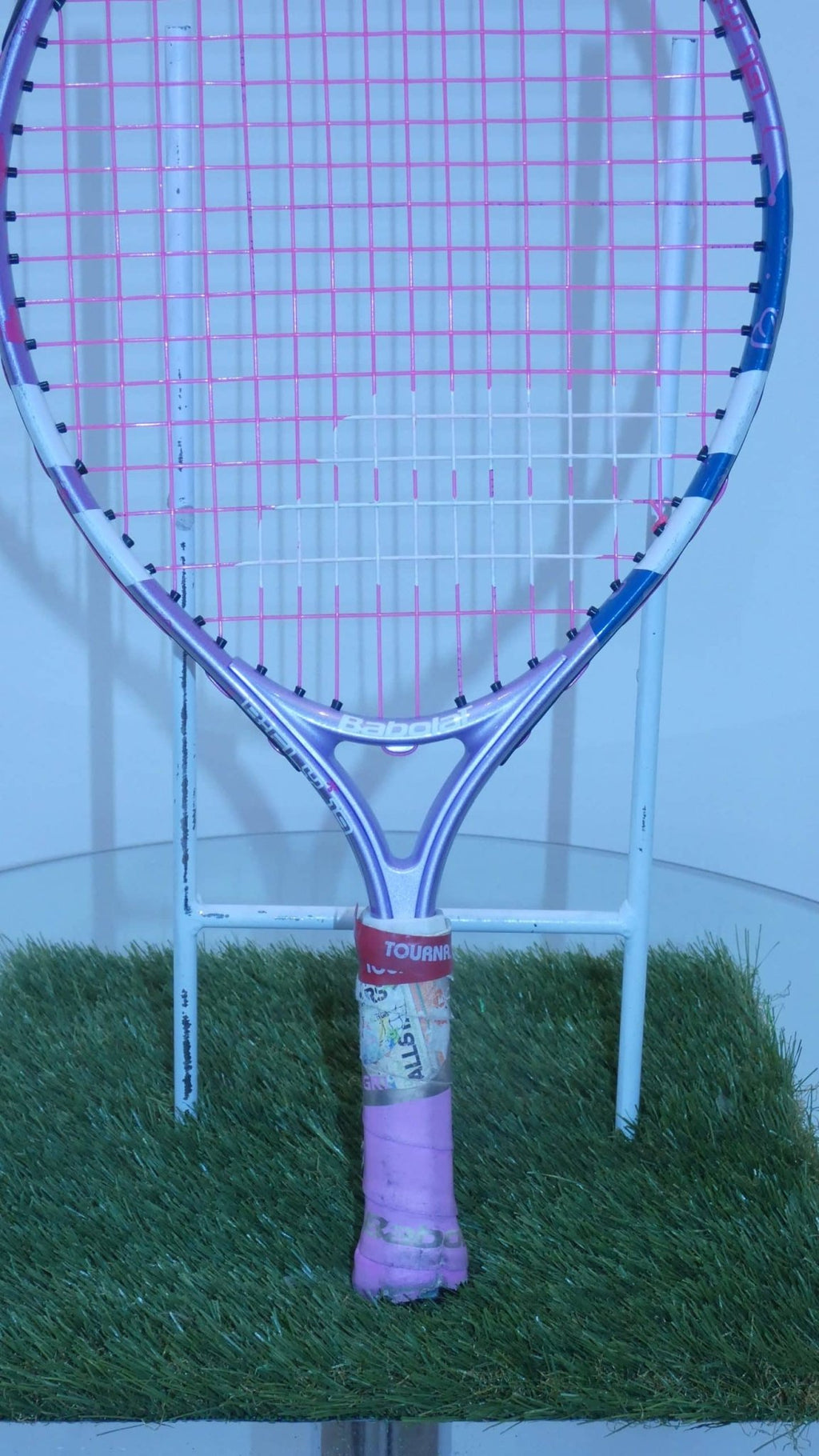 Kids Babolat Tennis Racquet, length 19 inches, grip 3 6/8 inches. - kitround kitround product