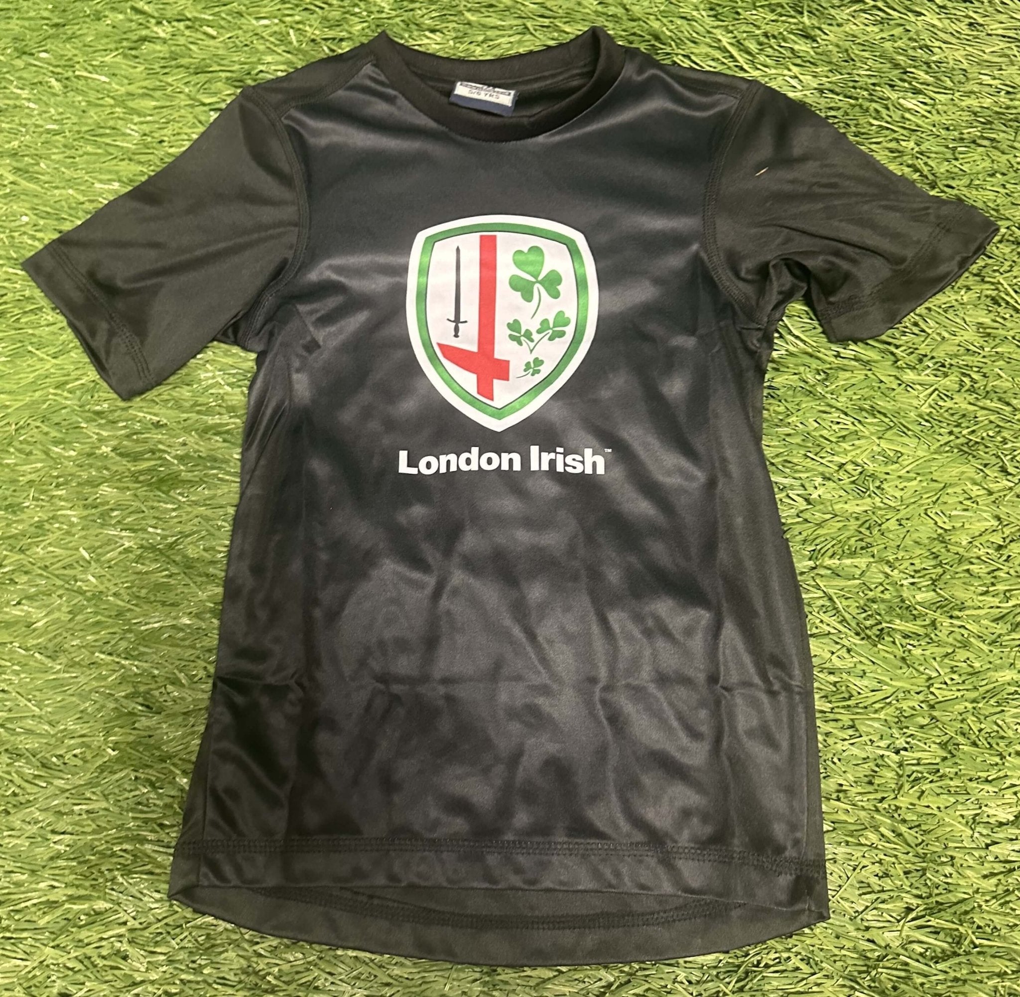 Kids Black Tshirt - kitround London Irish Foundation product