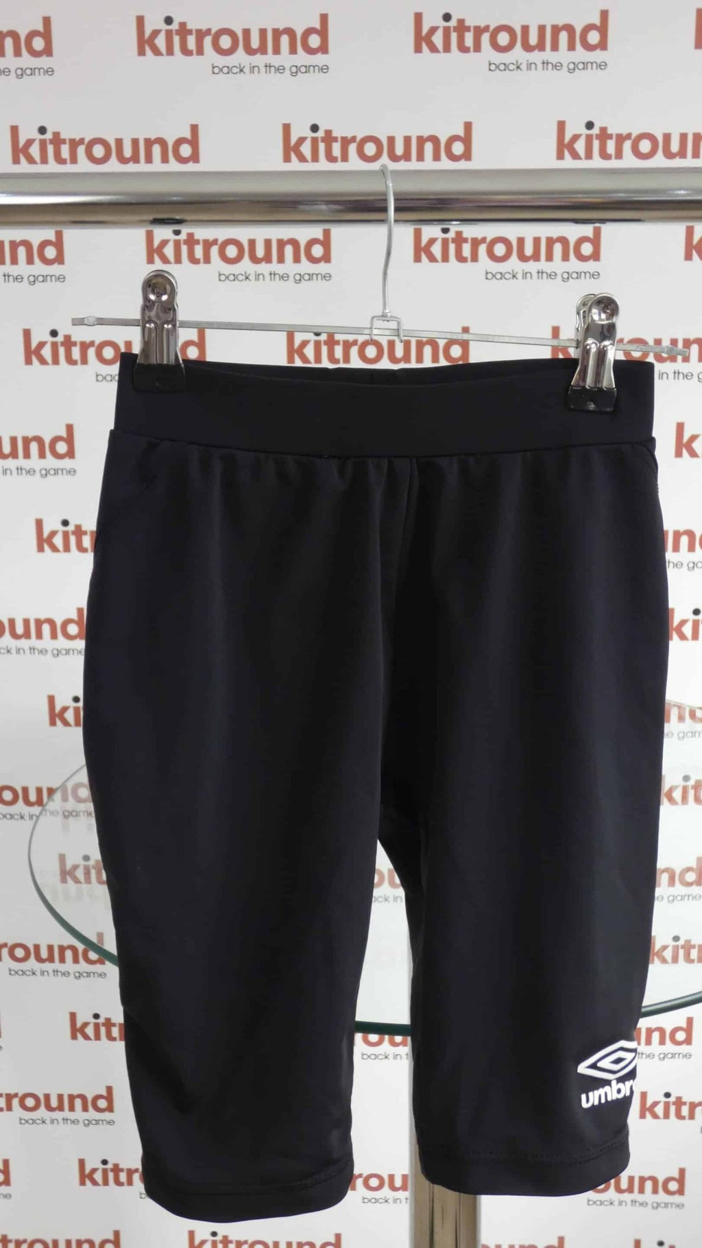 Kids Black Umbro Underlayer Shorts - kitround kitround product