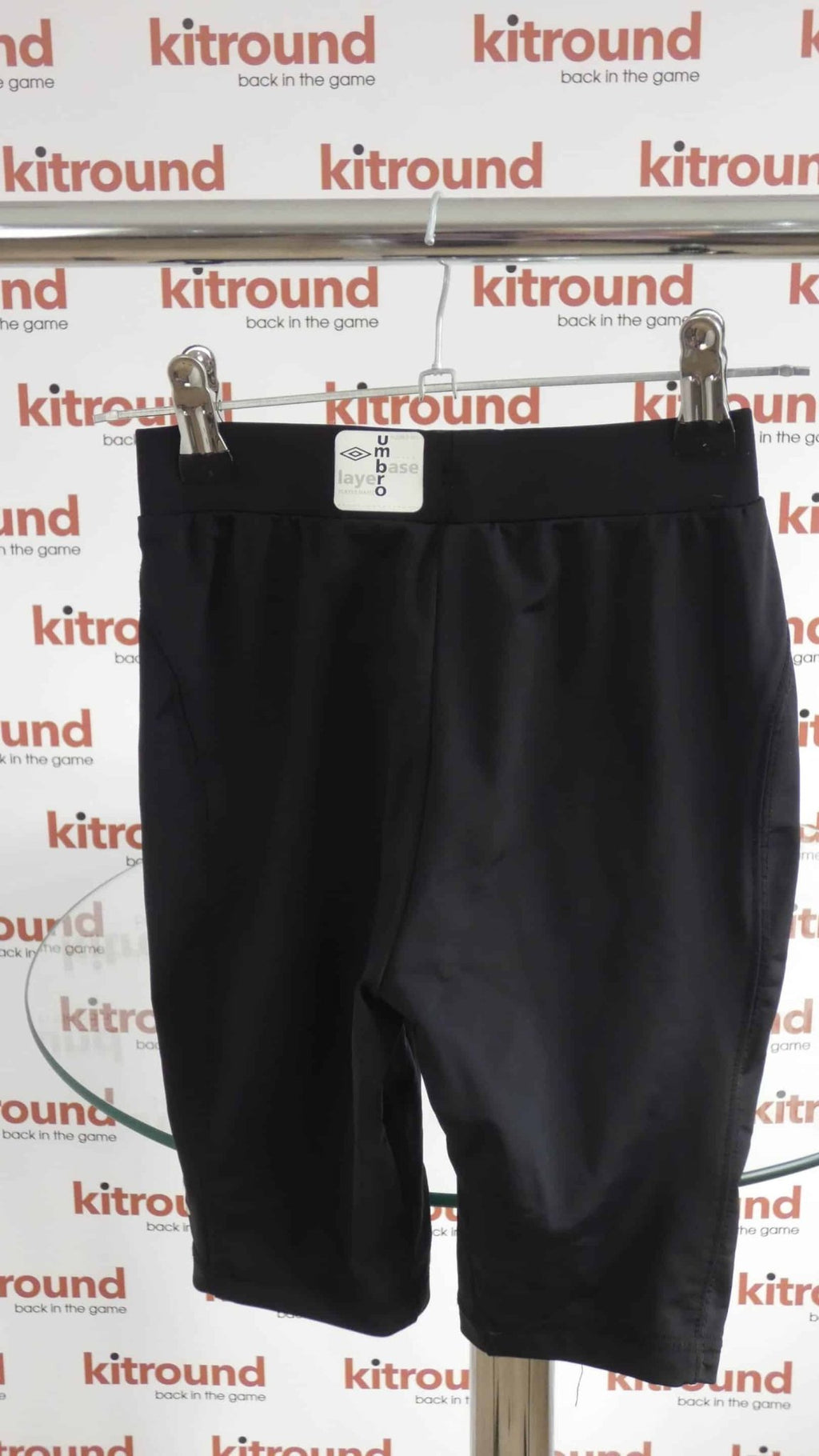 Kids Black Umbro Underlayer Shorts - kitround kitround product