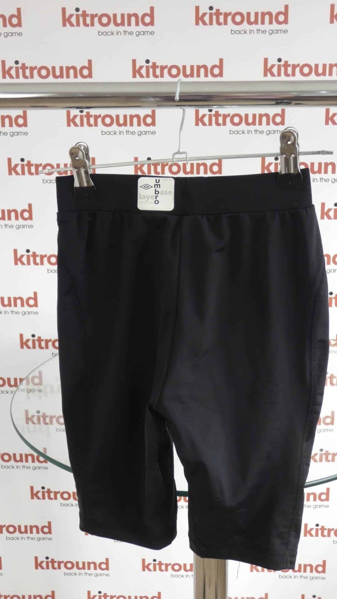 Kids Black Umbro Underlayer Shorts - kitround kitround product