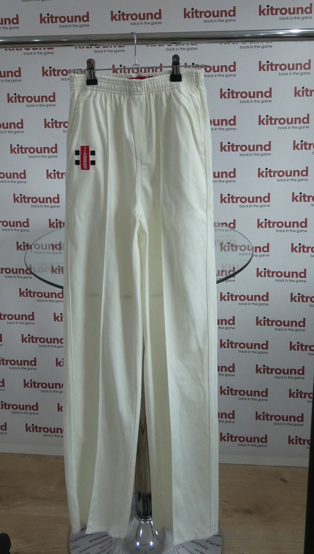 Kids Gray - Nicolls Cricket Trousers - kitround kitround product