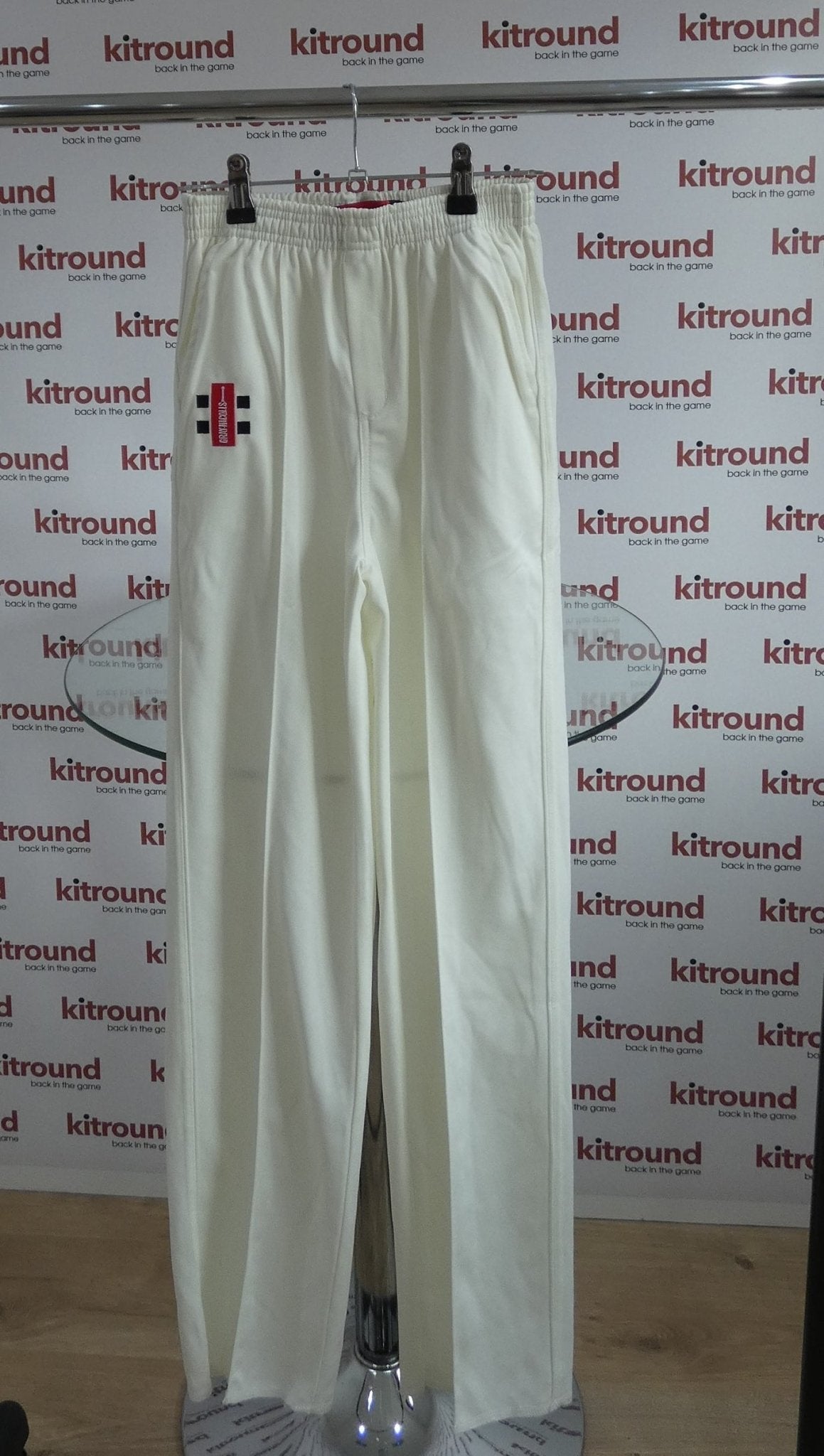 Kids Gray - Nicolls Cricket Trousers - kitround kitround product