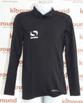 Front view of black Sondico kids underlayer with Optivent logo