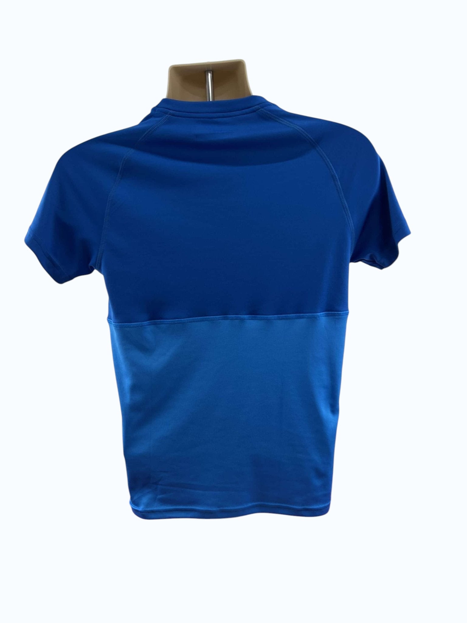 kitround Babolat blue crewneck t-shirt for tennis and sports, breathable fabric, relaxed fit.