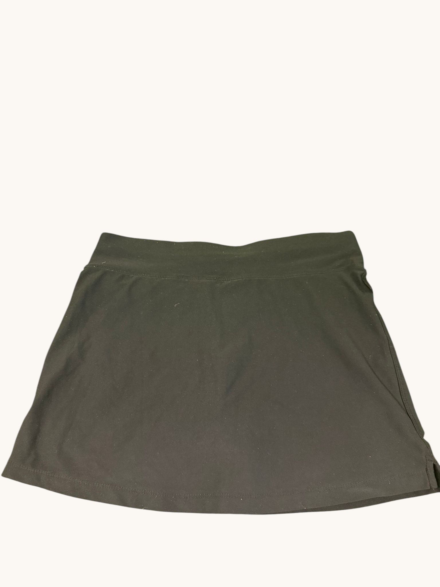 kitround black Nike women's tennis skirt size XS, made of breathable fabric with an elasticated waistband and embroidered swoosh logo.