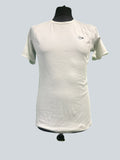 kitround Canterbury white training t-shirt, lightweight, breathable fabric, size large, ideal for gym or athletic activities.