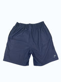 kitround HEAD men's dark blue tennis shorts with elastic waistband and logo detail