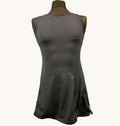 kitround Nike Women's dark blue tennis dress, size M. Sleeveless, A-line, mesh texture for breathability.