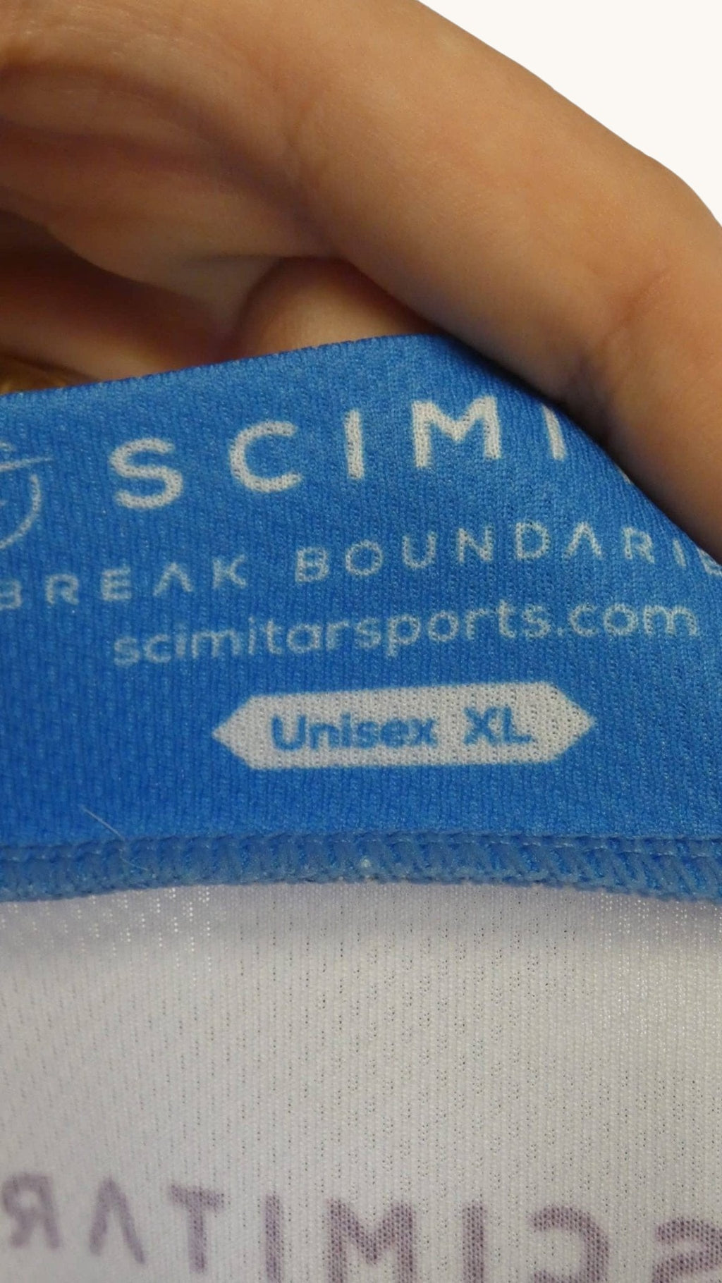 Men's Scimitar cycling top with Kidney Research logo, 3 back pockets, zip pocket, unisex XL