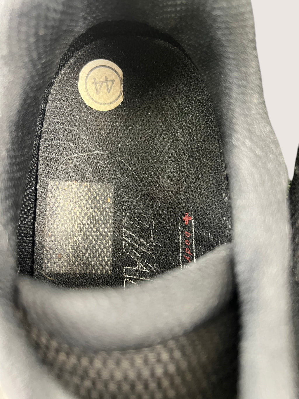 kitround Sport RBX black cycling shoes, size 44, with breathable mesh and Velcro straps for performance.