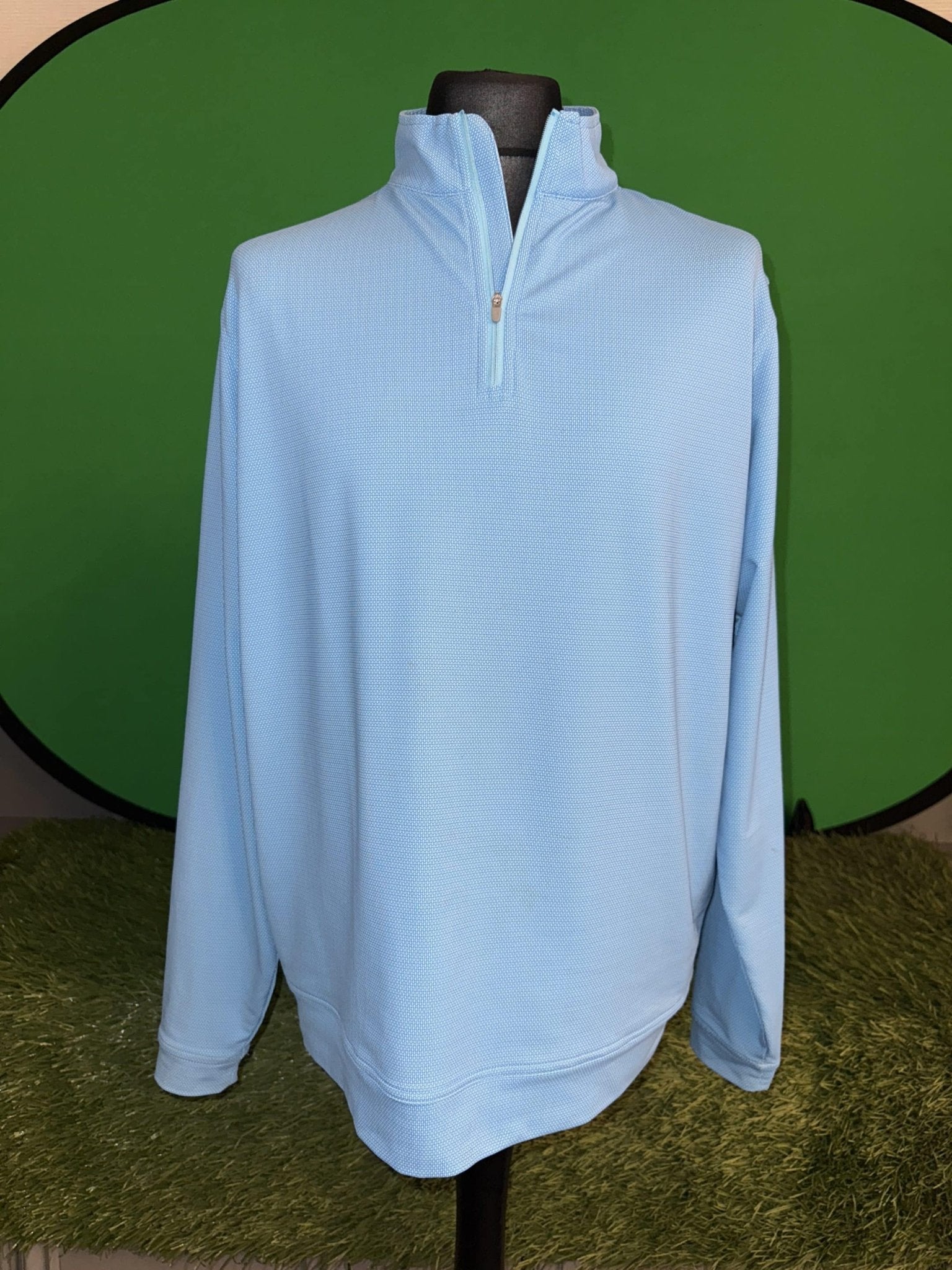 Light Blue Quarter - Zip Sports Top - kitround Foxhills product
