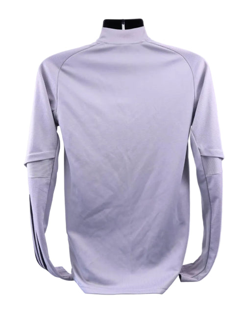 Back view of grey adidas Leicester City FC training top XS
