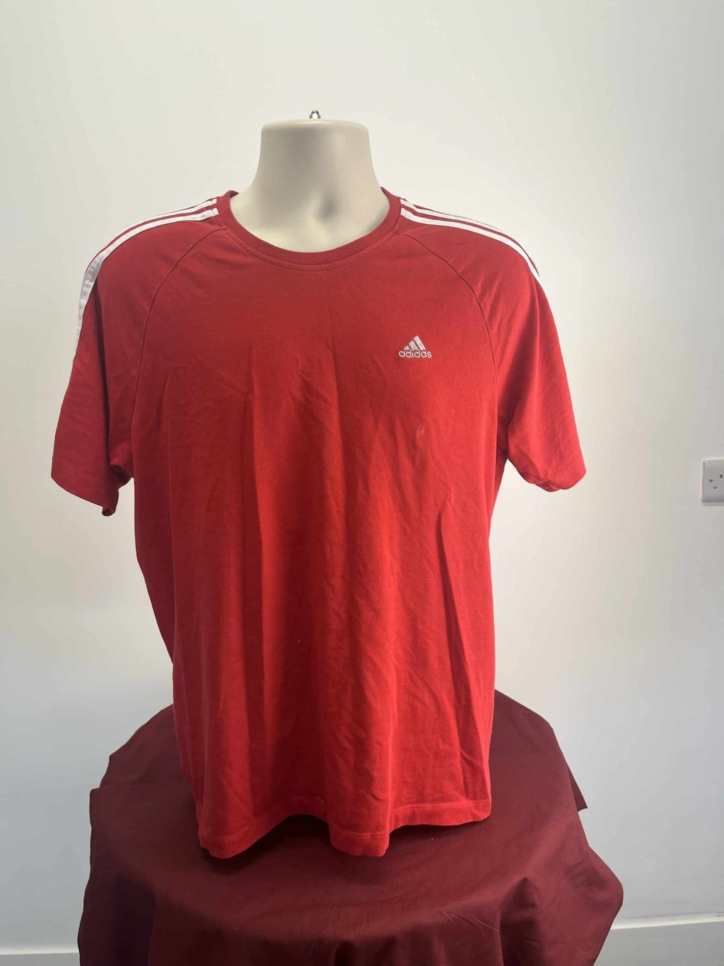 Men's adidas Red Short Sleeved T-Shirt - kitround kitround product