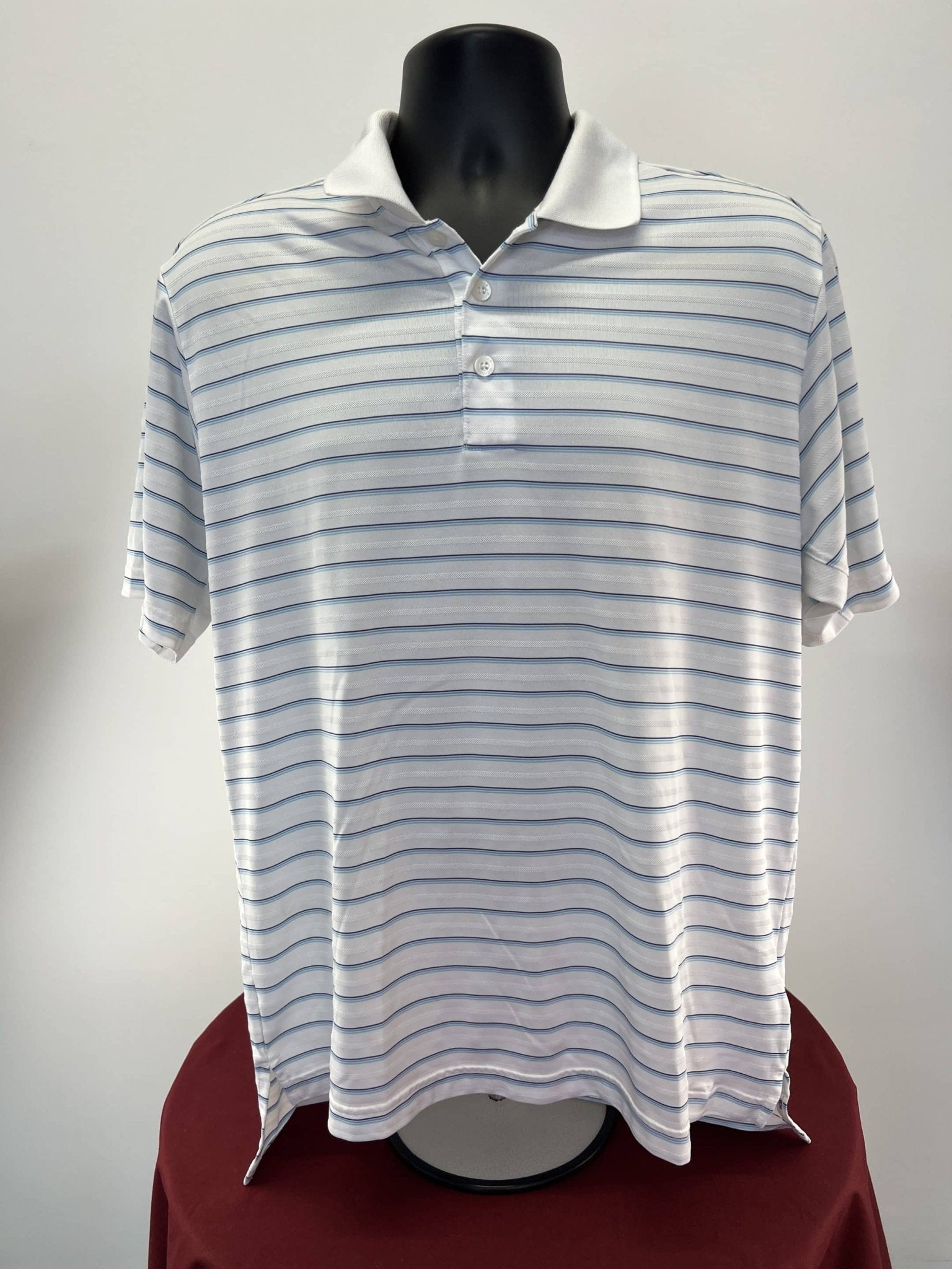 Men's adidas Striped Polo Shirt - kitround kitround product