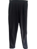 Front view of black Adidas ClimaCool tracksuit bottoms size M