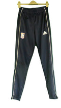 Navy blue Adidas tracksuit bottoms with Ipswich Town badge and white piping