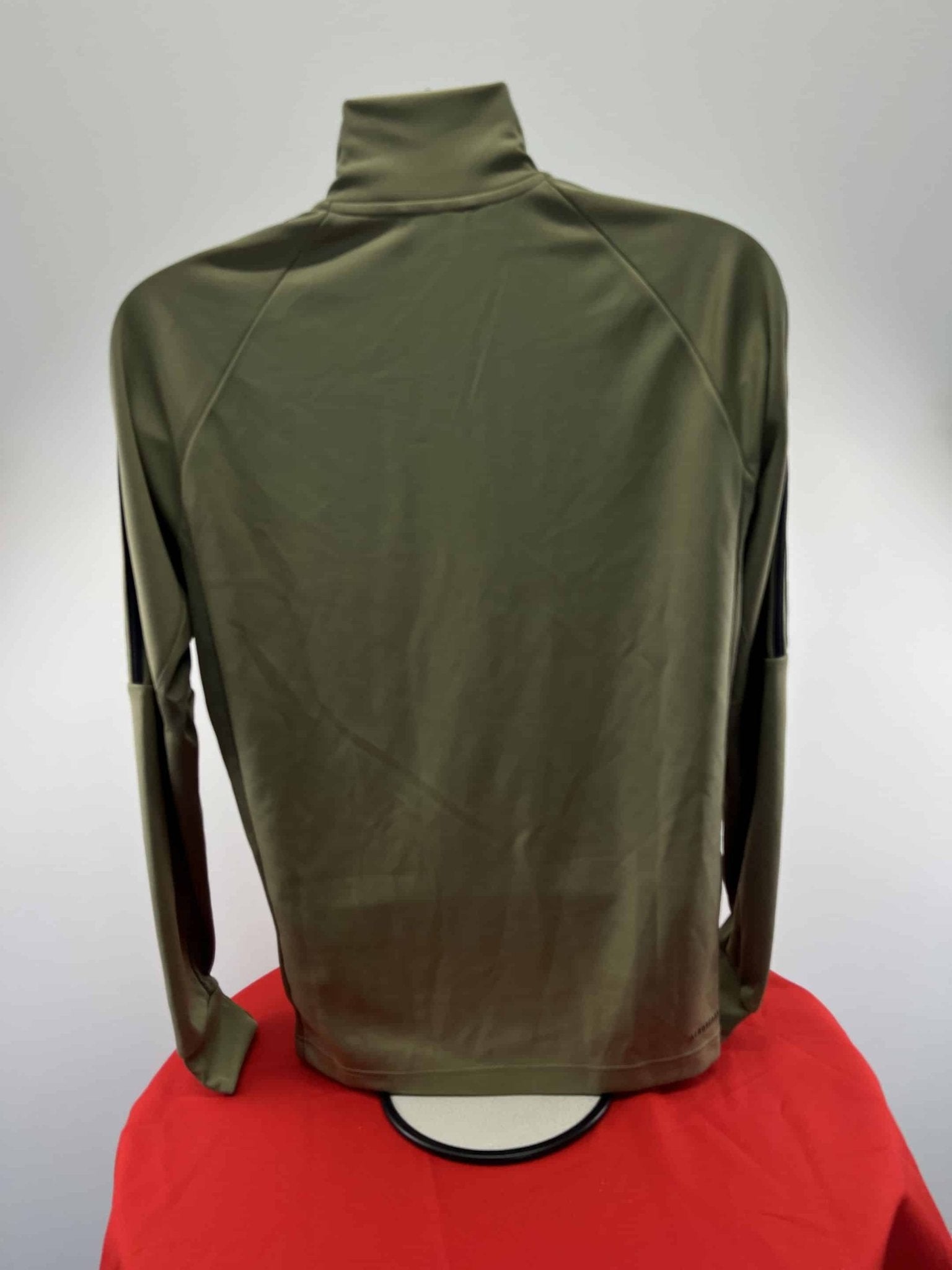 Men’s adidas Zip Up Olive Green Sports Top - kitround kitround product