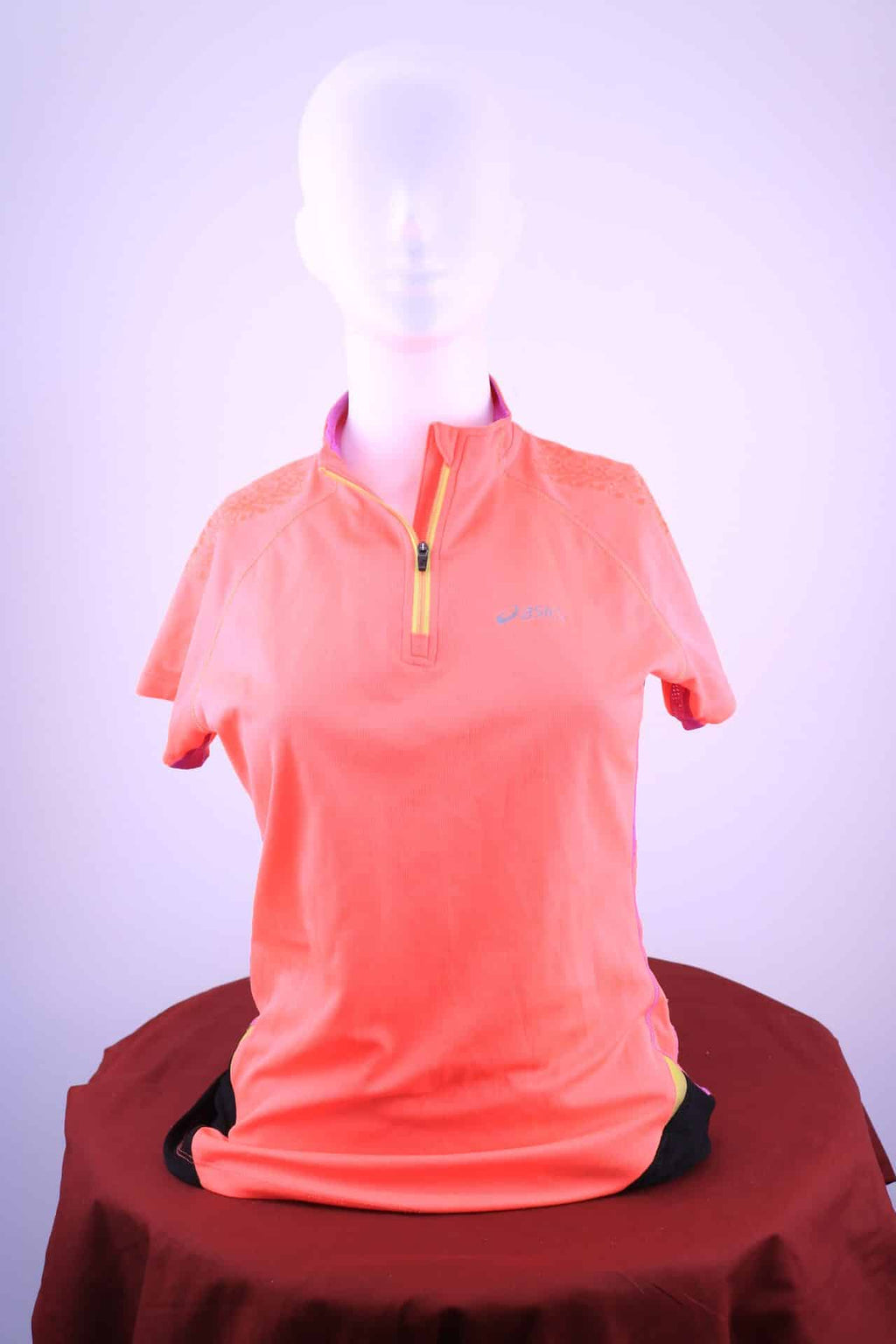 Men's Asics 1/2 Zip Short Sleeved Top - kitround kitround product