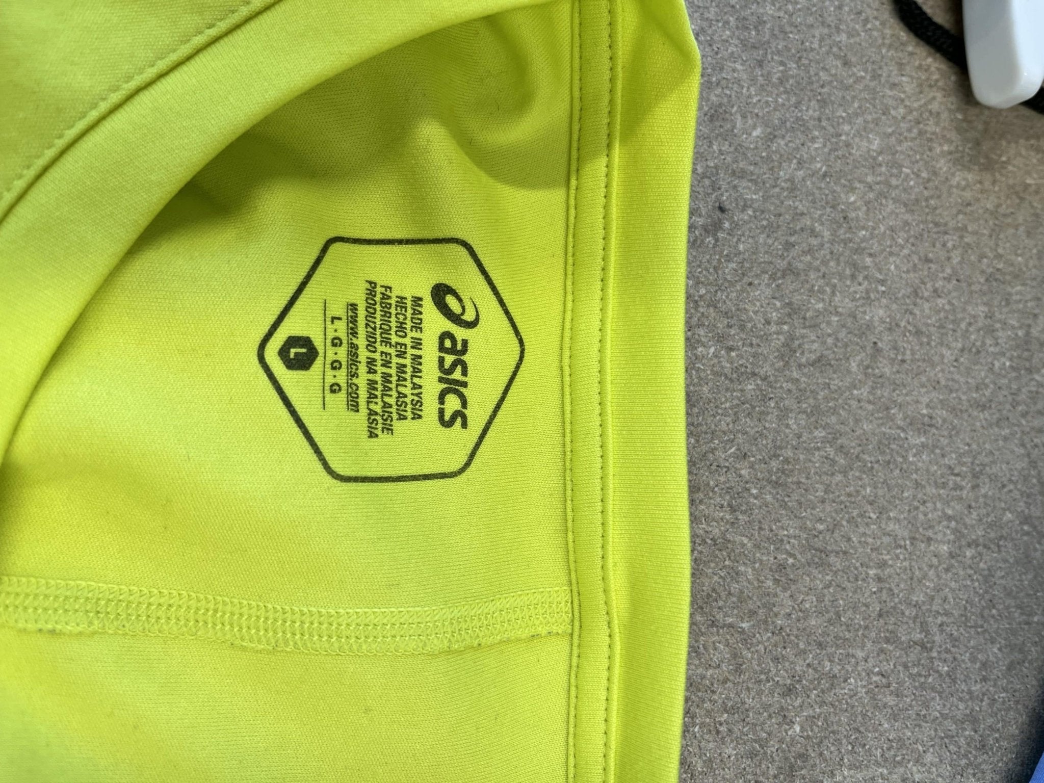 Men's Asics Yellow Sports T-Shirt - kitround kitround product