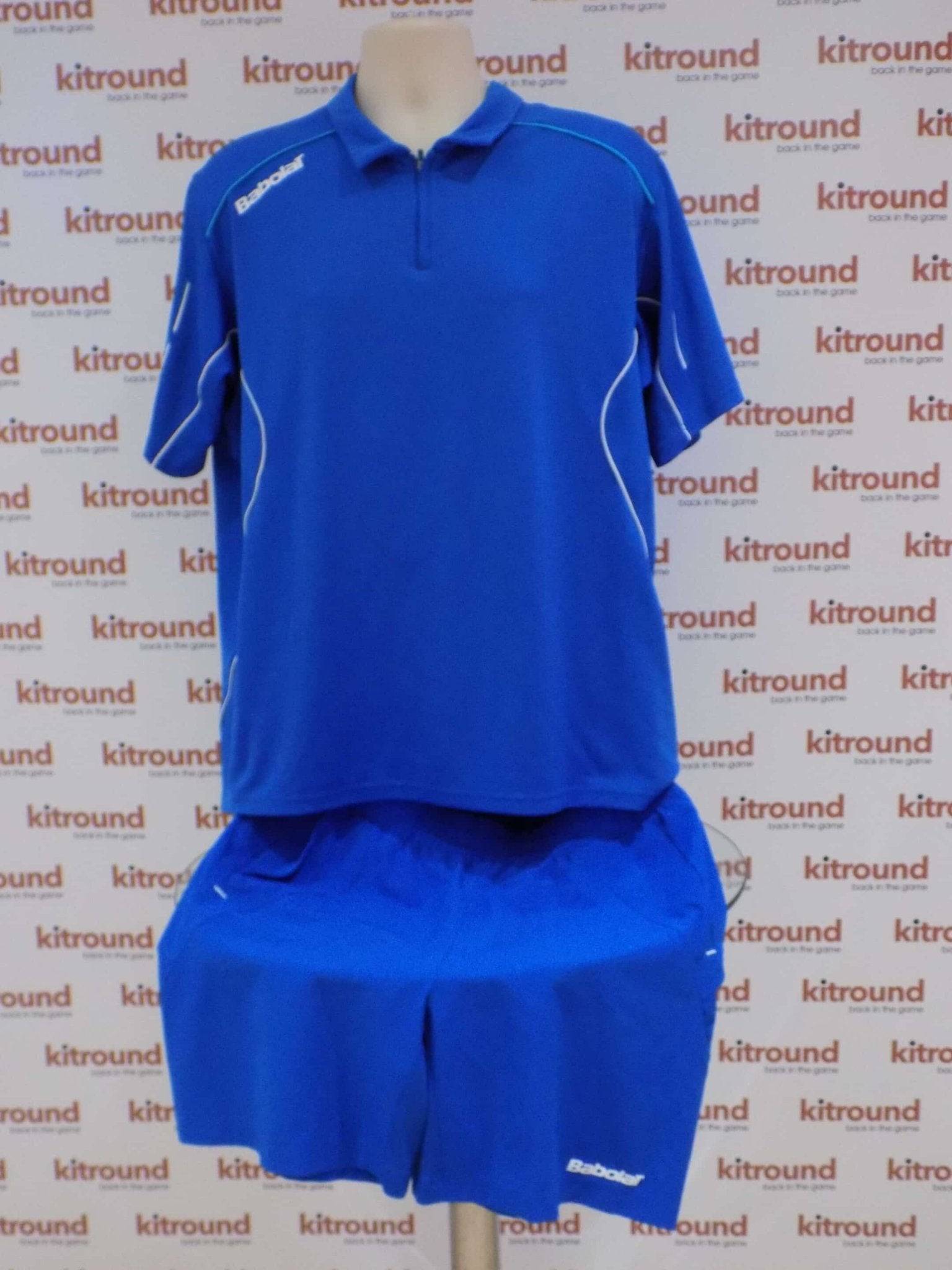 Men's Babolat 1/4 Zip Jacket And Shorts Set - kitround kitround product