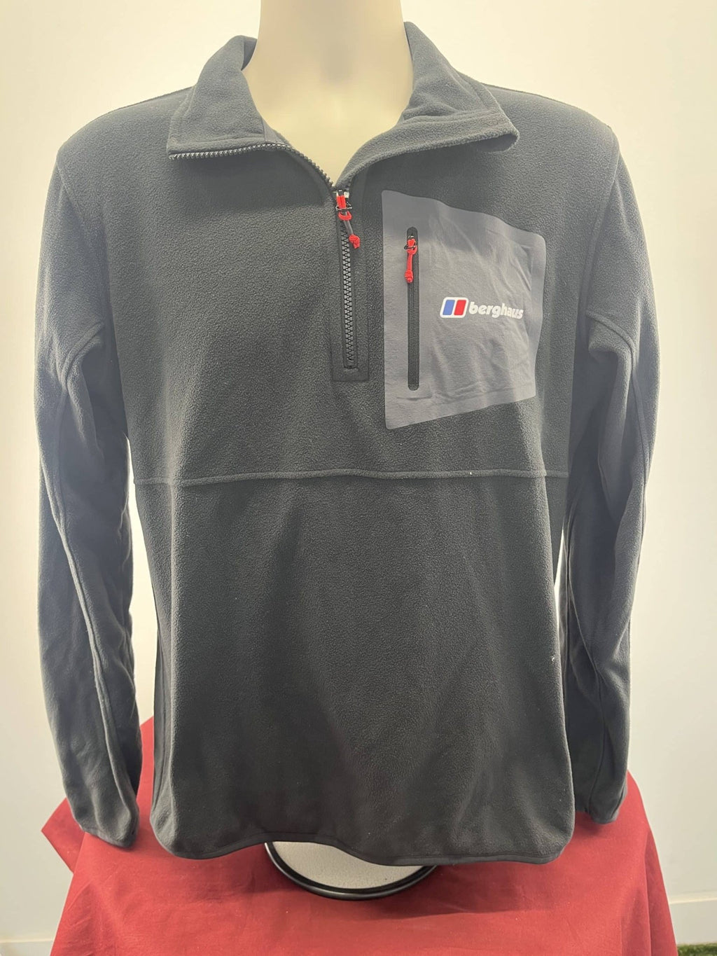 Men’s Berghaus Grey Long - Sleeve Fleece Jacket - kitround kitround product