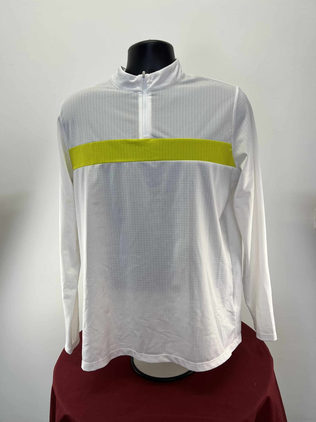 Men's Castore White and Yellow Long - Sleeve Training Top - kitround kitround product