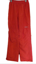 Red waterproof Head trousers with elastic waistband and logo,