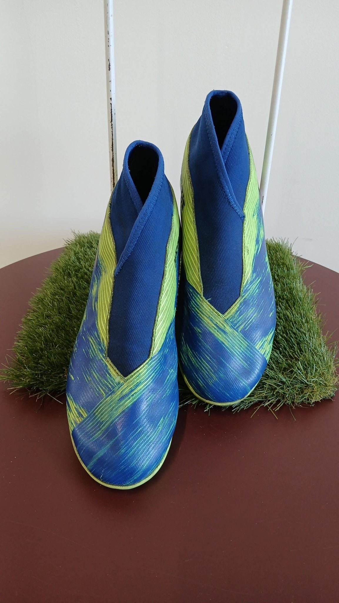 Mens Nemesis adidas Football Boots Blue & Green - kitround kitround product