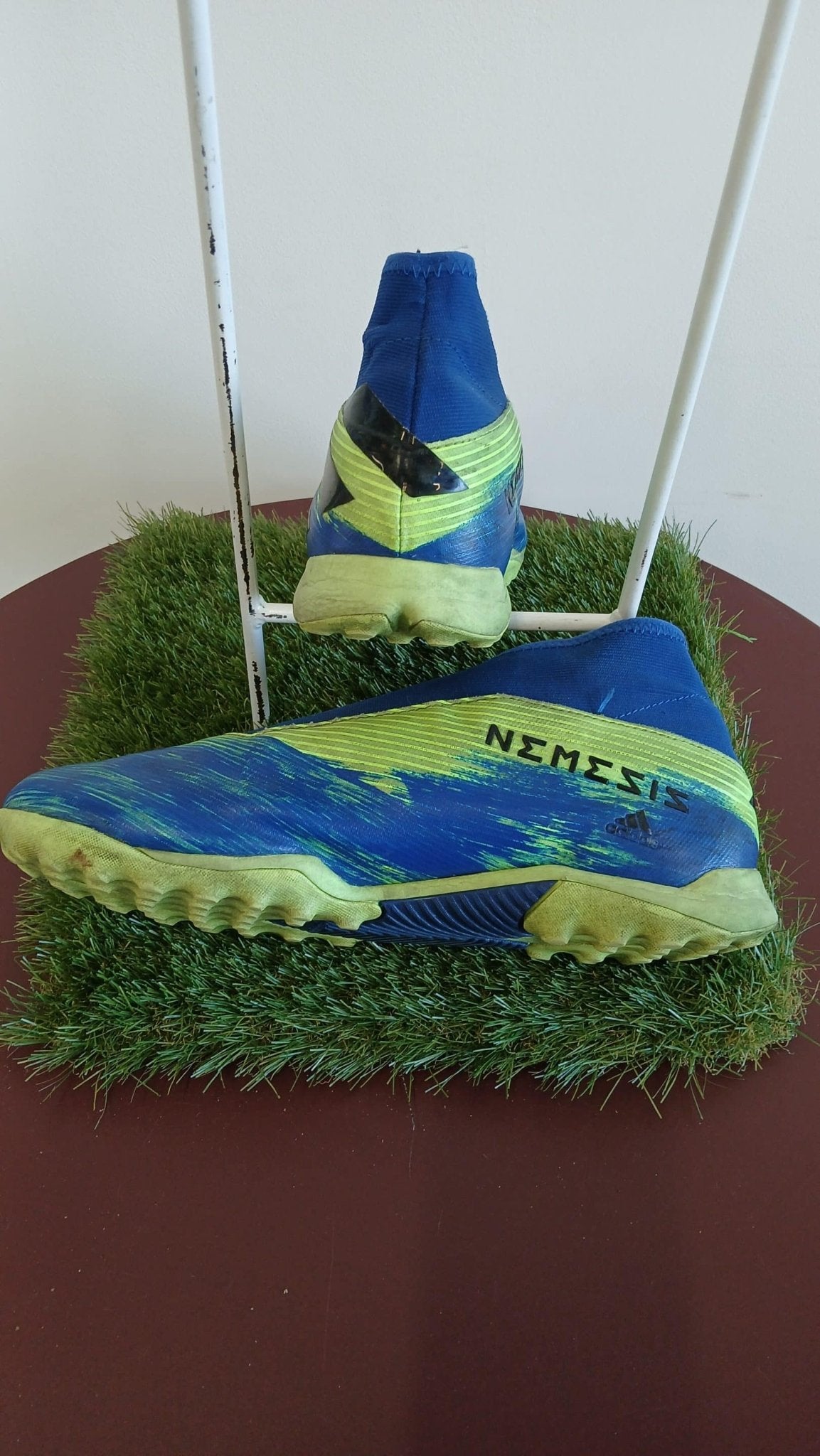 Mens Nemesis adidas Football Boots Blue & Green - kitround kitround product