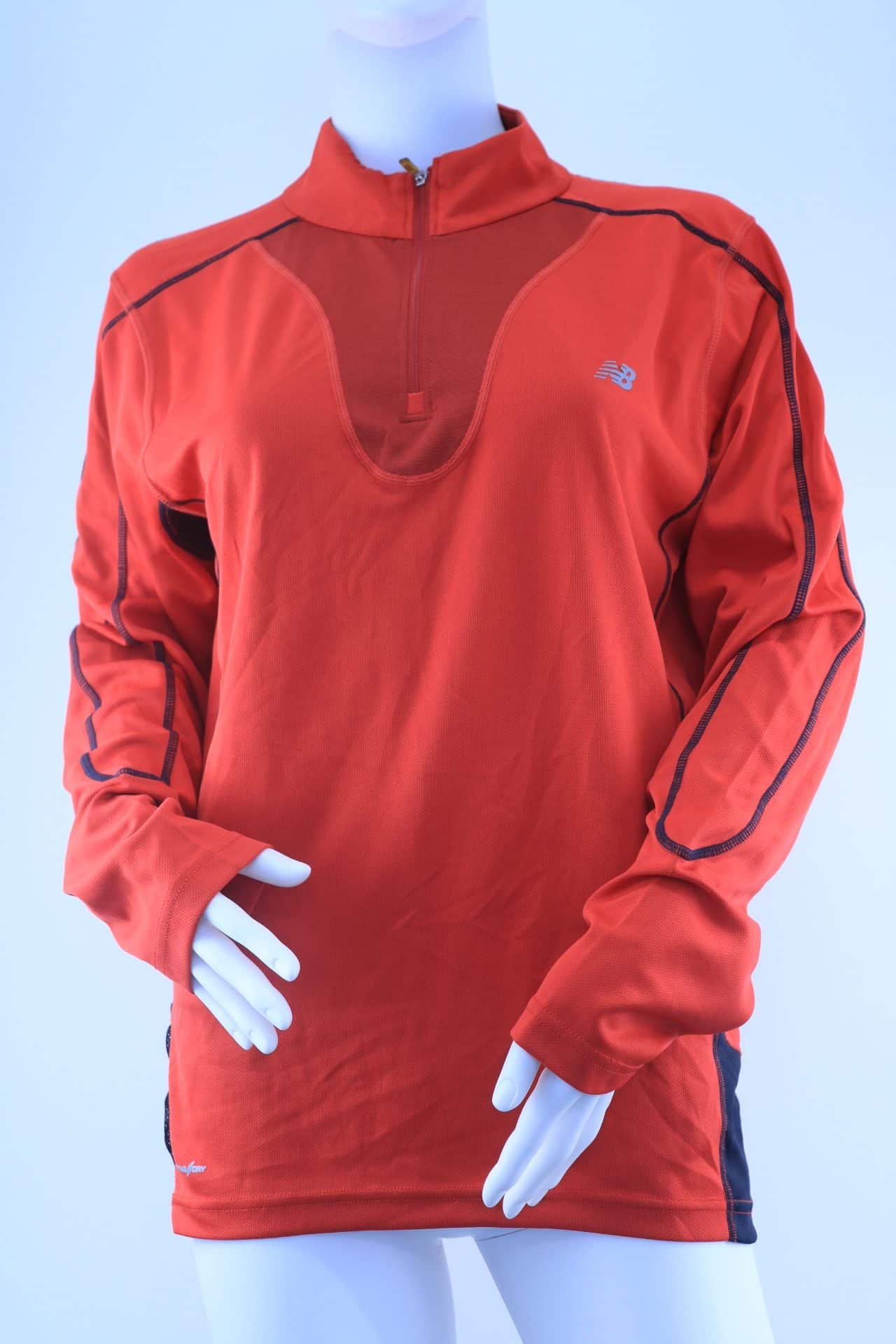 Men's New Balance Lightning Dry 1/4 Zip Long Sleeved Sports Top - kitround kitround product
