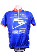 Nike United States Postal Service team cycling jersey with blue and red accents