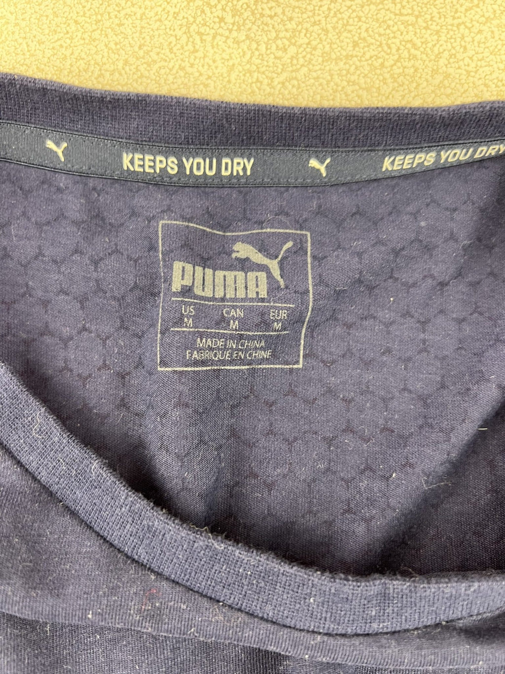 Men's Puma Blue Short - Sleeve Athletic T-Shirt - kitround kitround product