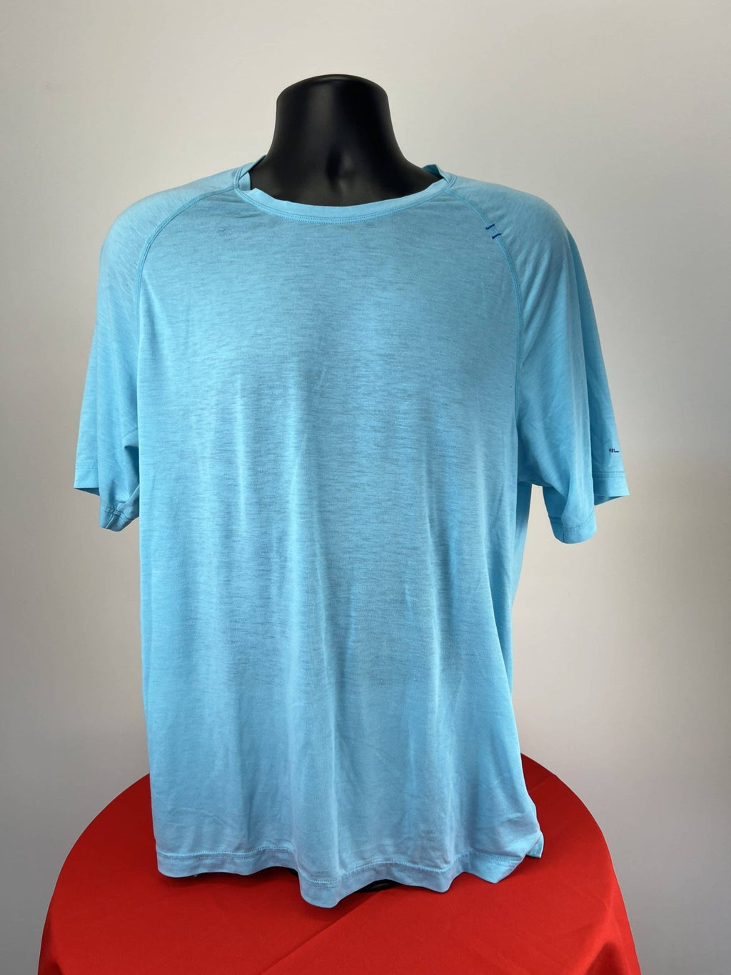 Men's Ronhill Light Blue Athletic T-Shirt - kitround kitround product