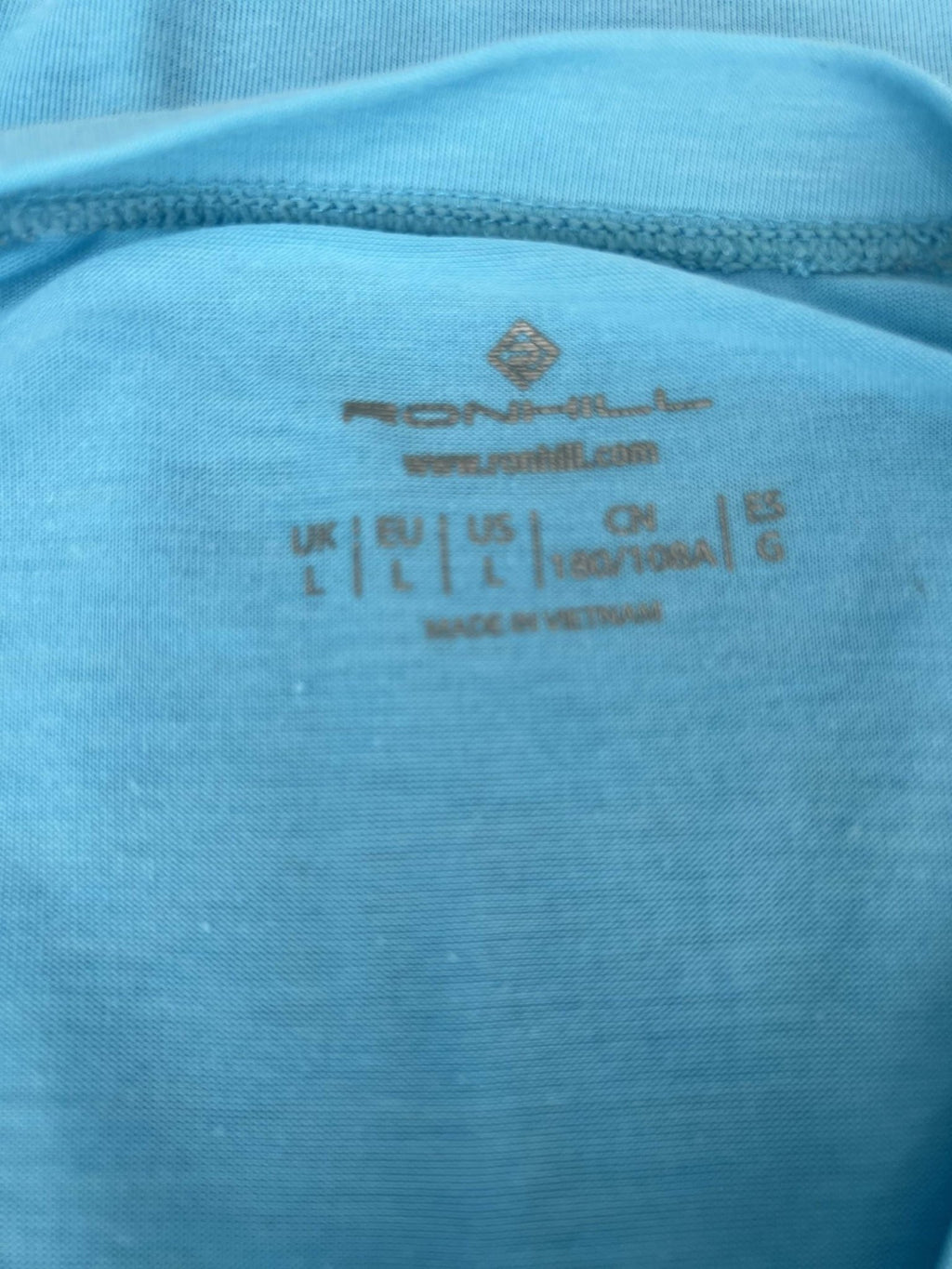 Men's Ronhill Light Blue Athletic T-Shirt - kitround kitround product