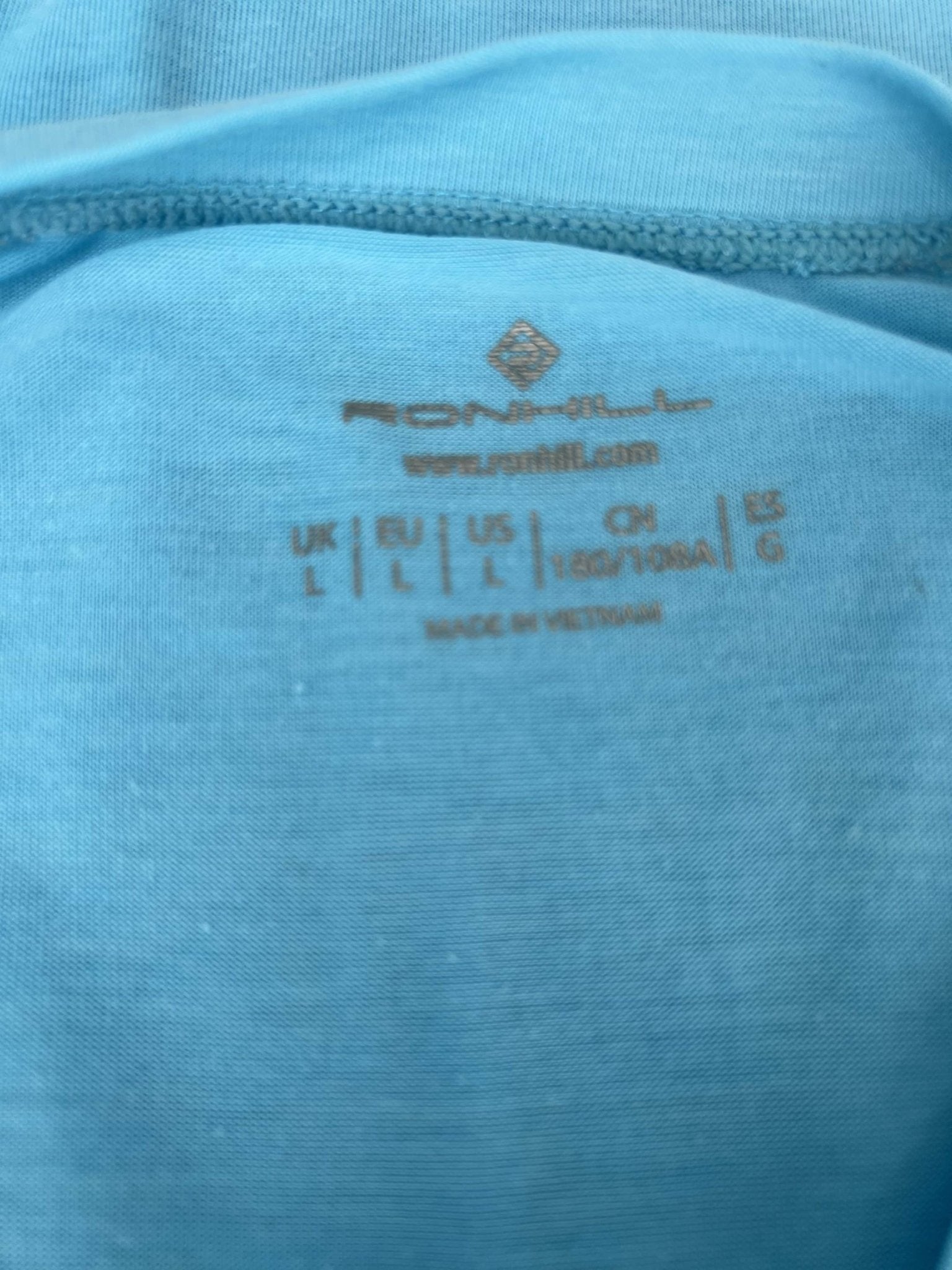 Men's Ronhill Light Blue Athletic T-Shirt - kitround kitround product