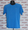 Front view of blue Ronhill sports top on mannequin