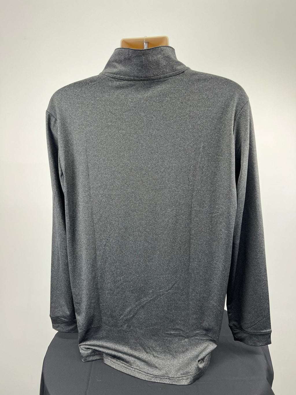 Back view of a grey Slazenger 1/4 zip top in large size