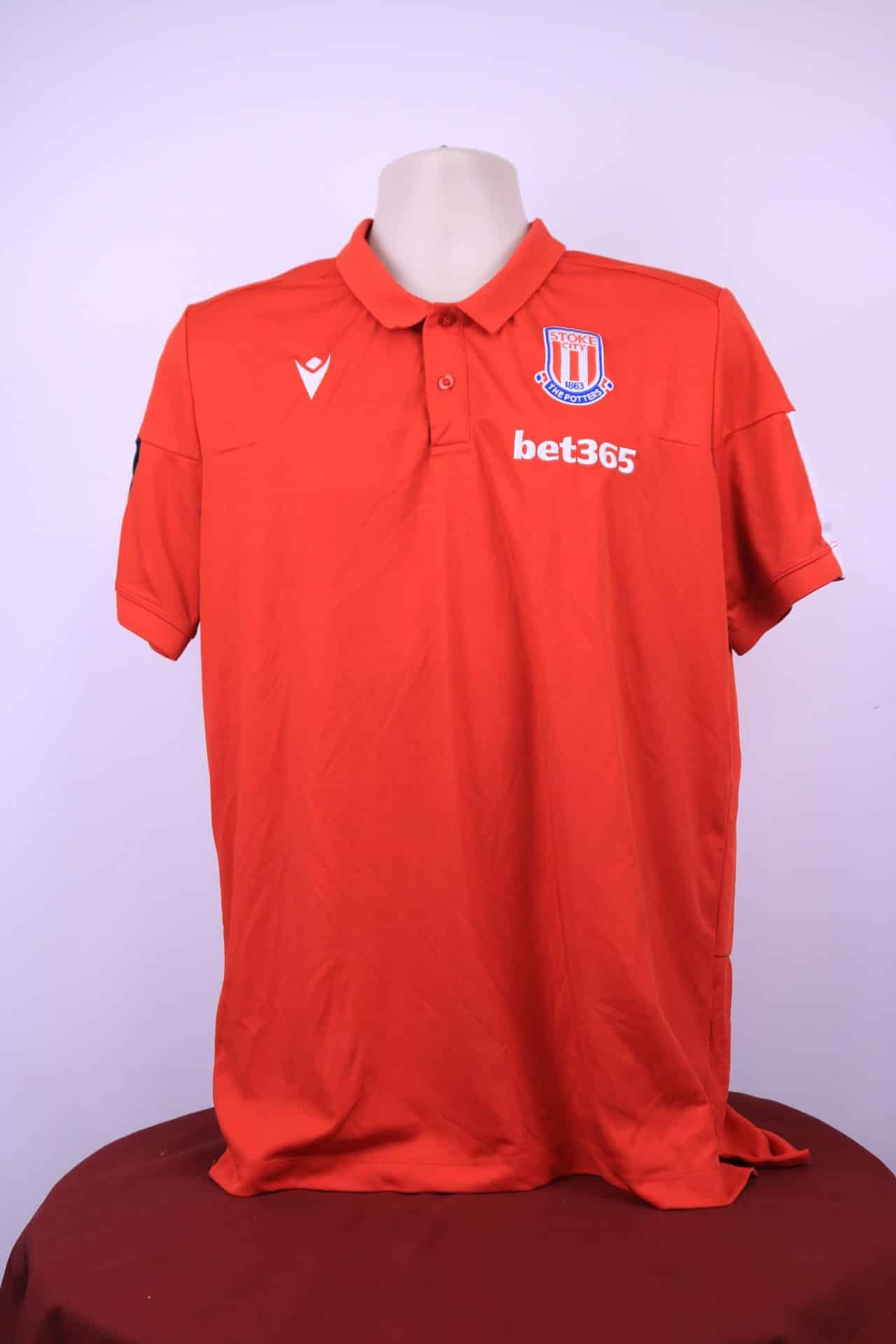 Men's Stoke City FC Short Sleeved Polo Shirt - kitround kitround product