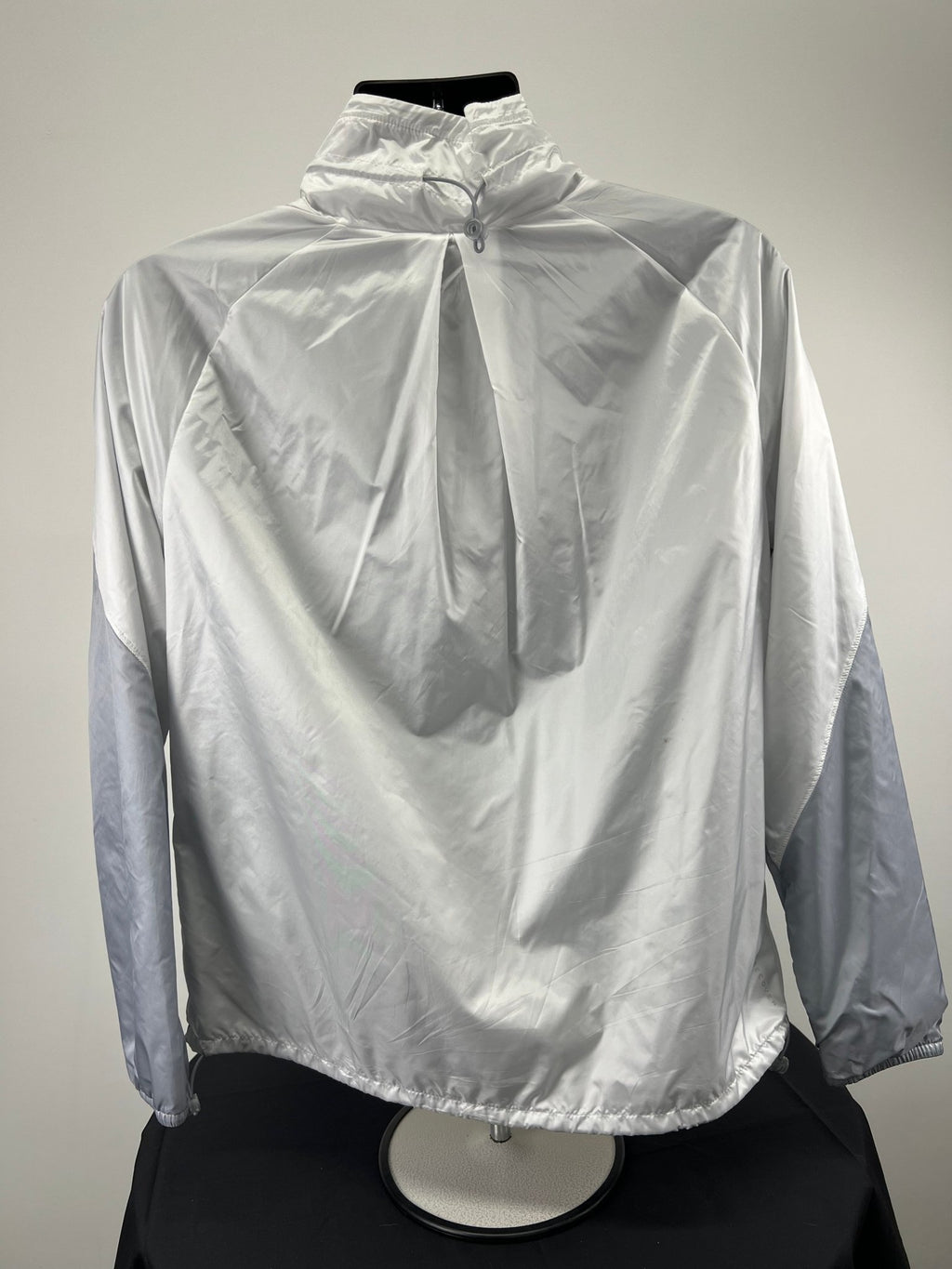 Back view of Under Armour Recover Lightweight Jacket showing hood and panel details