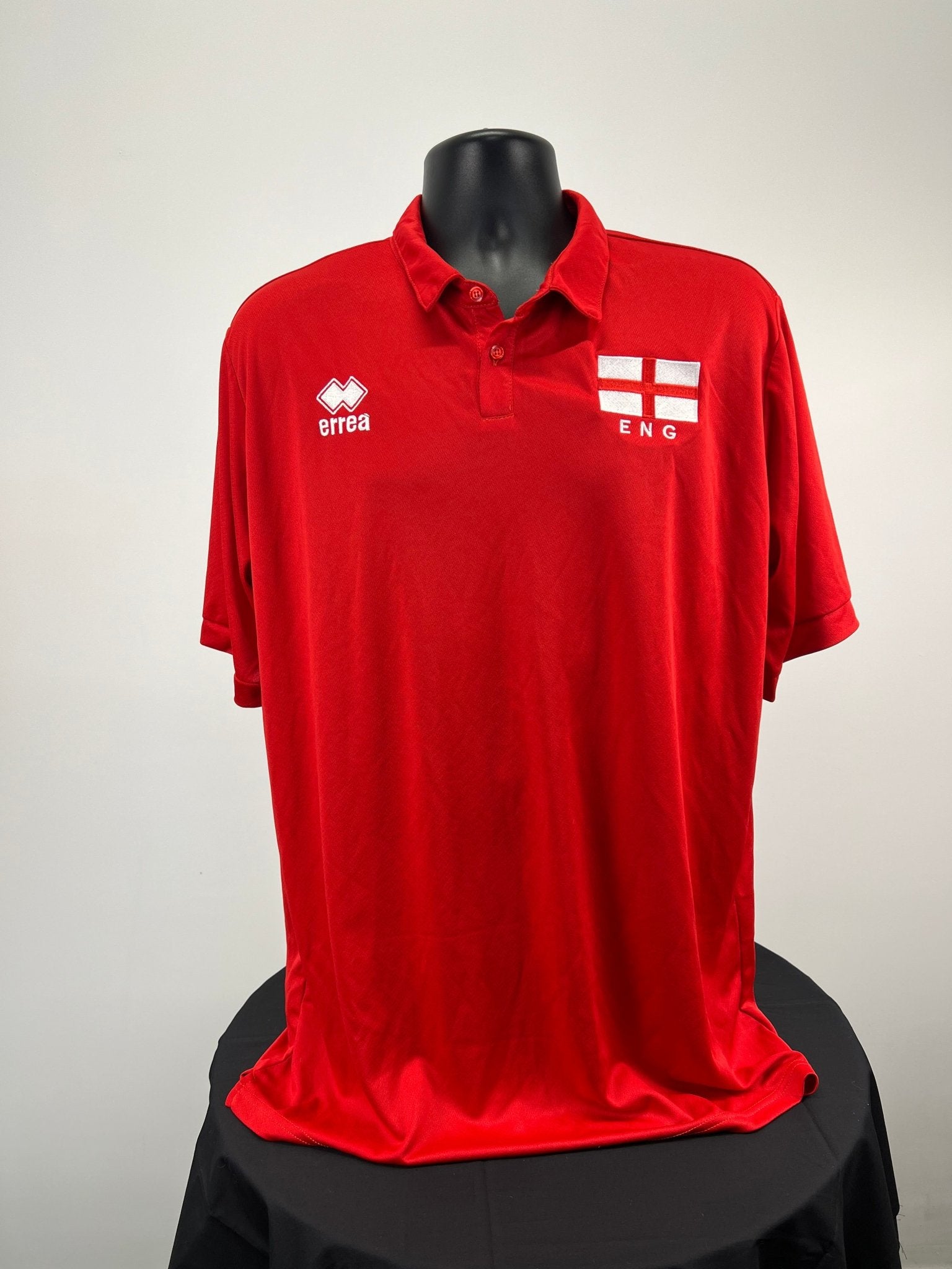 Men’s volleyball England polo red 4XL - kitround VolleyStore