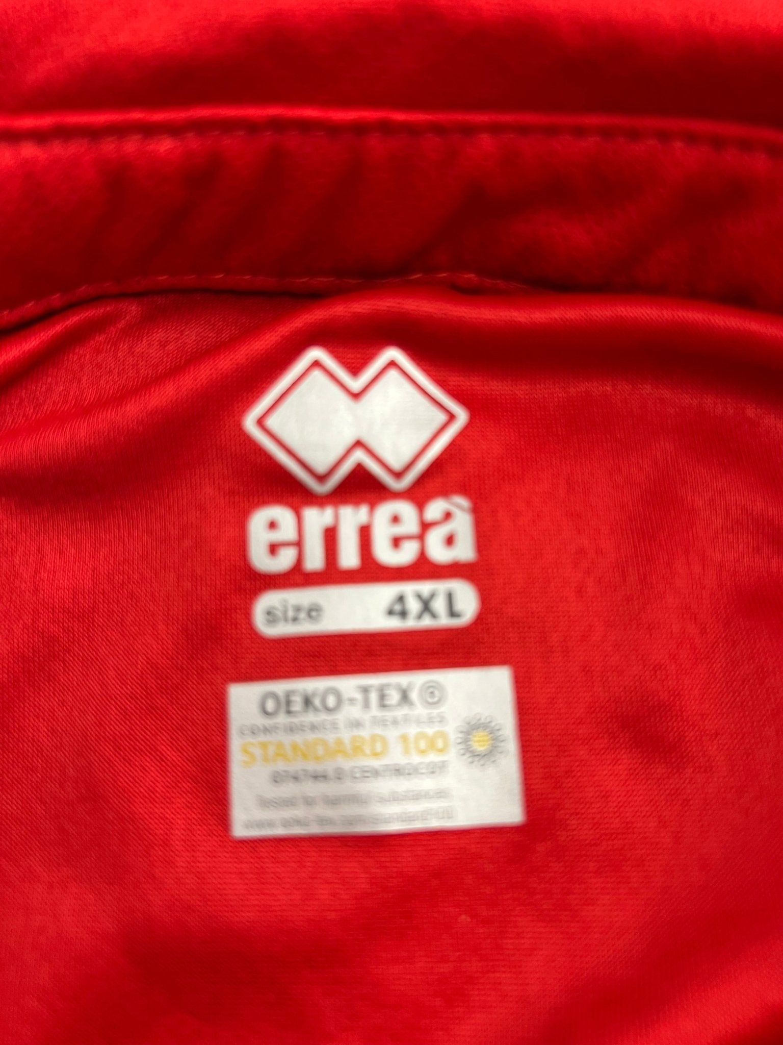 Men’s volleyball England polo red 4XL - kitround VolleyStore