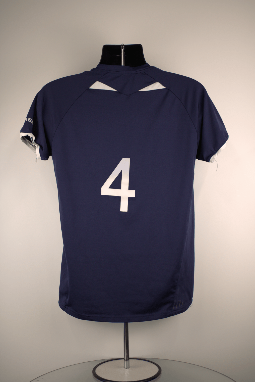 Navy Blue Short Sleeved Volleyball Sports Top with branding - kitround VolleyStore product