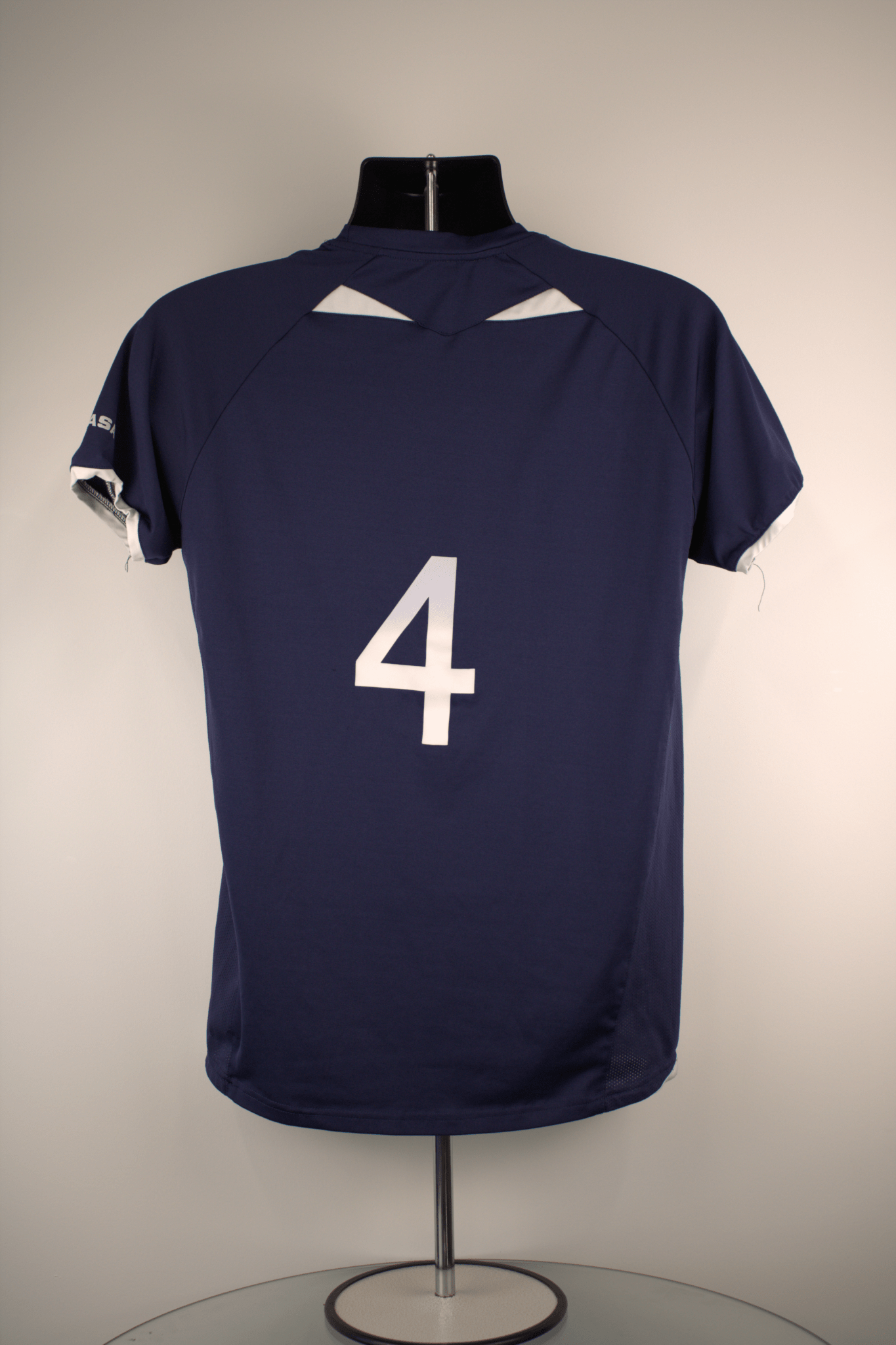 Navy Blue Short Sleeved Volleyball Sports Top with branding - kitround VolleyStore product