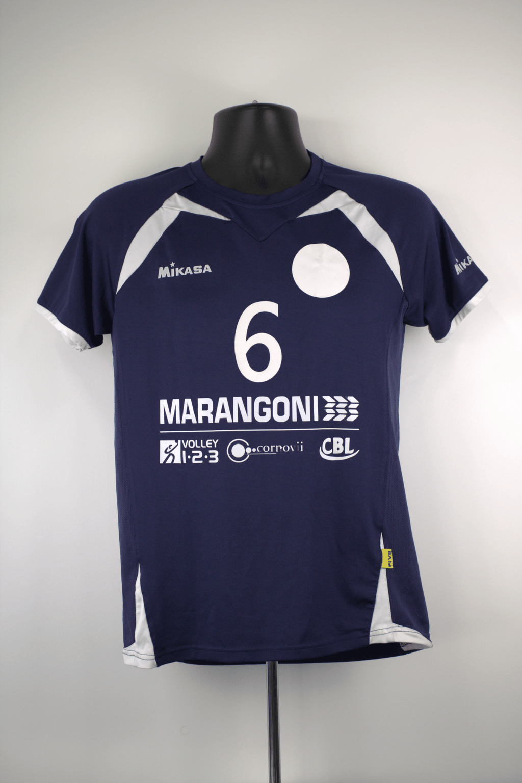 Navy Blue Short Sleeved Volleyball Sports Top with branding - kitround VolleyStore product