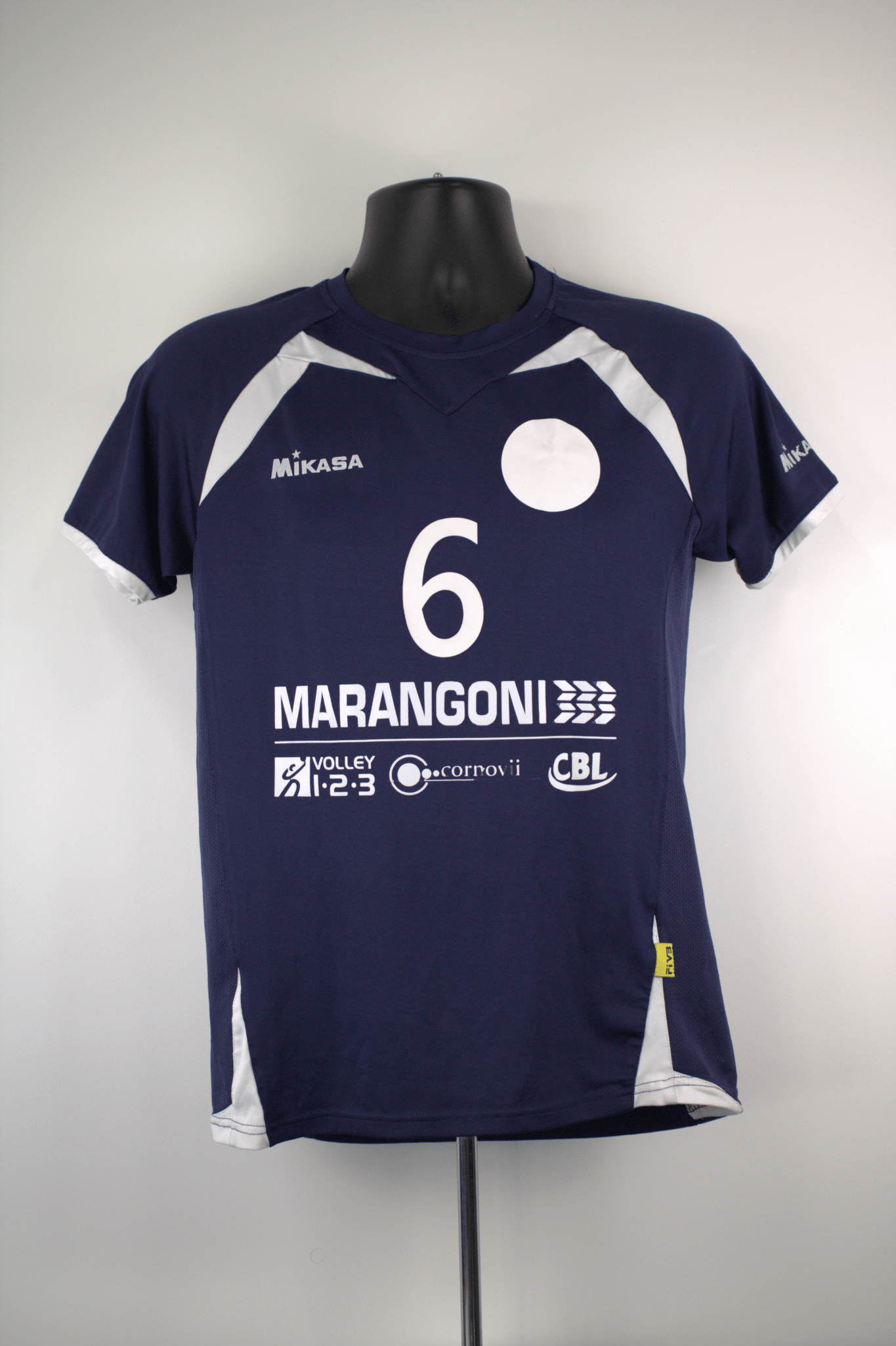 Navy Blue Short Sleeved Volleyball Sports Top with branding - kitround VolleyStore product