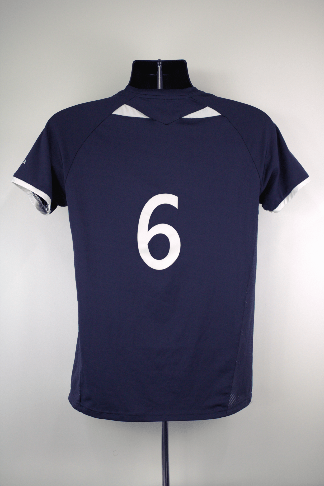 Navy Blue Short Sleeved Volleyball Sports Top with branding - kitround VolleyStore product