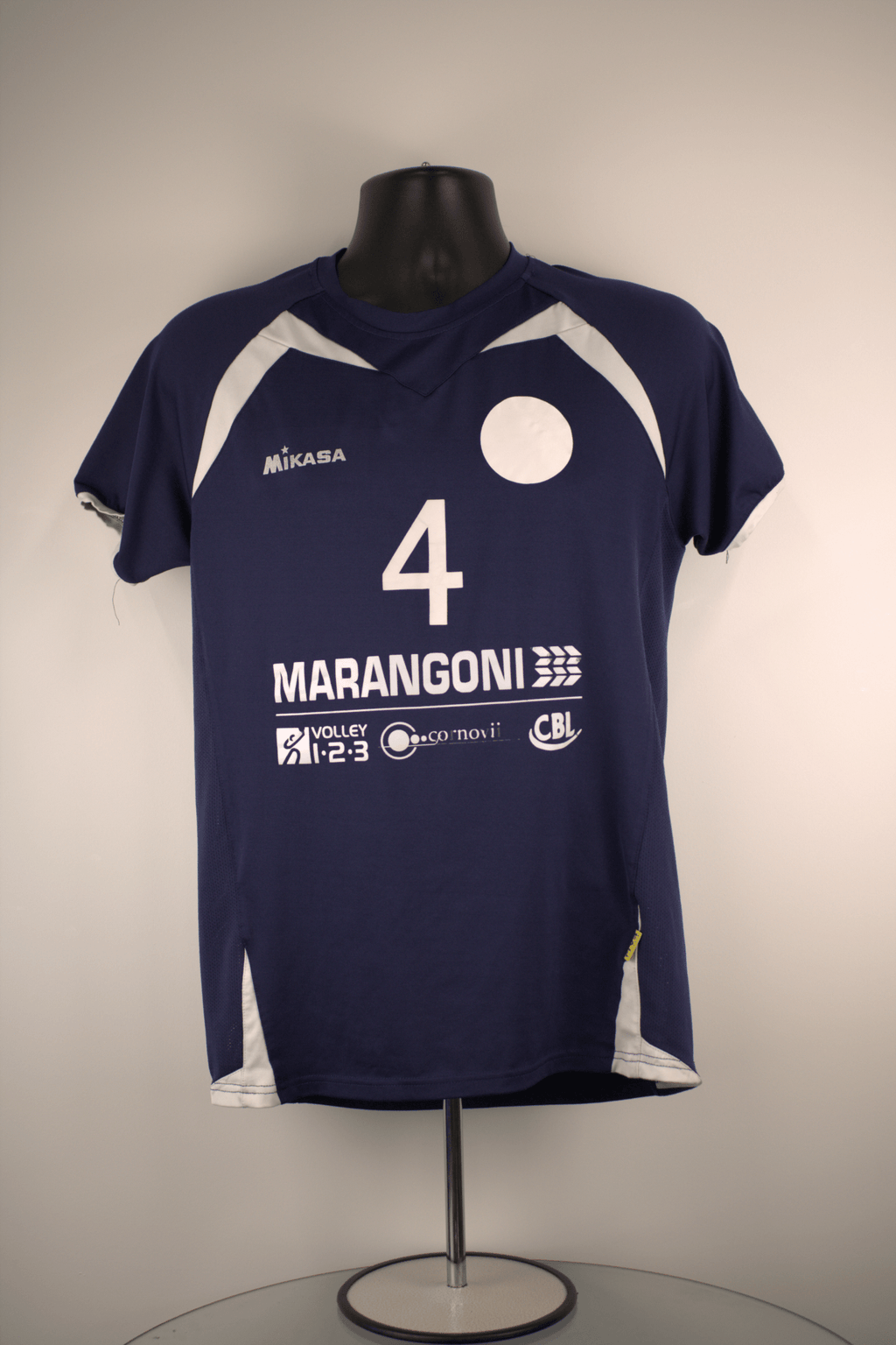 Navy Blue Short Sleeved Volleyball Sports Top with branding - kitround VolleyStore product