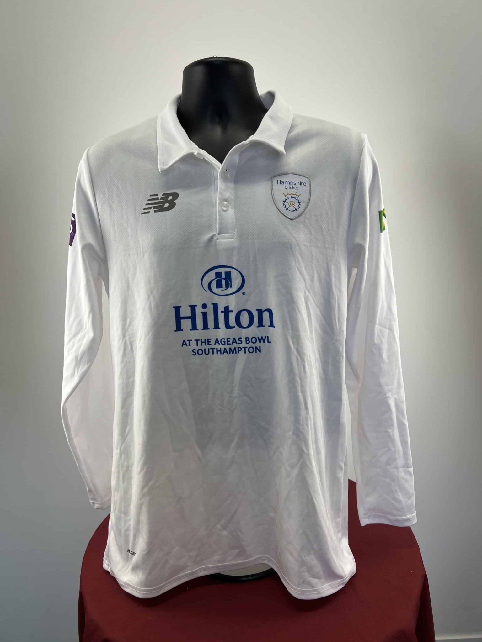 New Balance Hampshire Cricket Polo Shirt - kitround kitround product