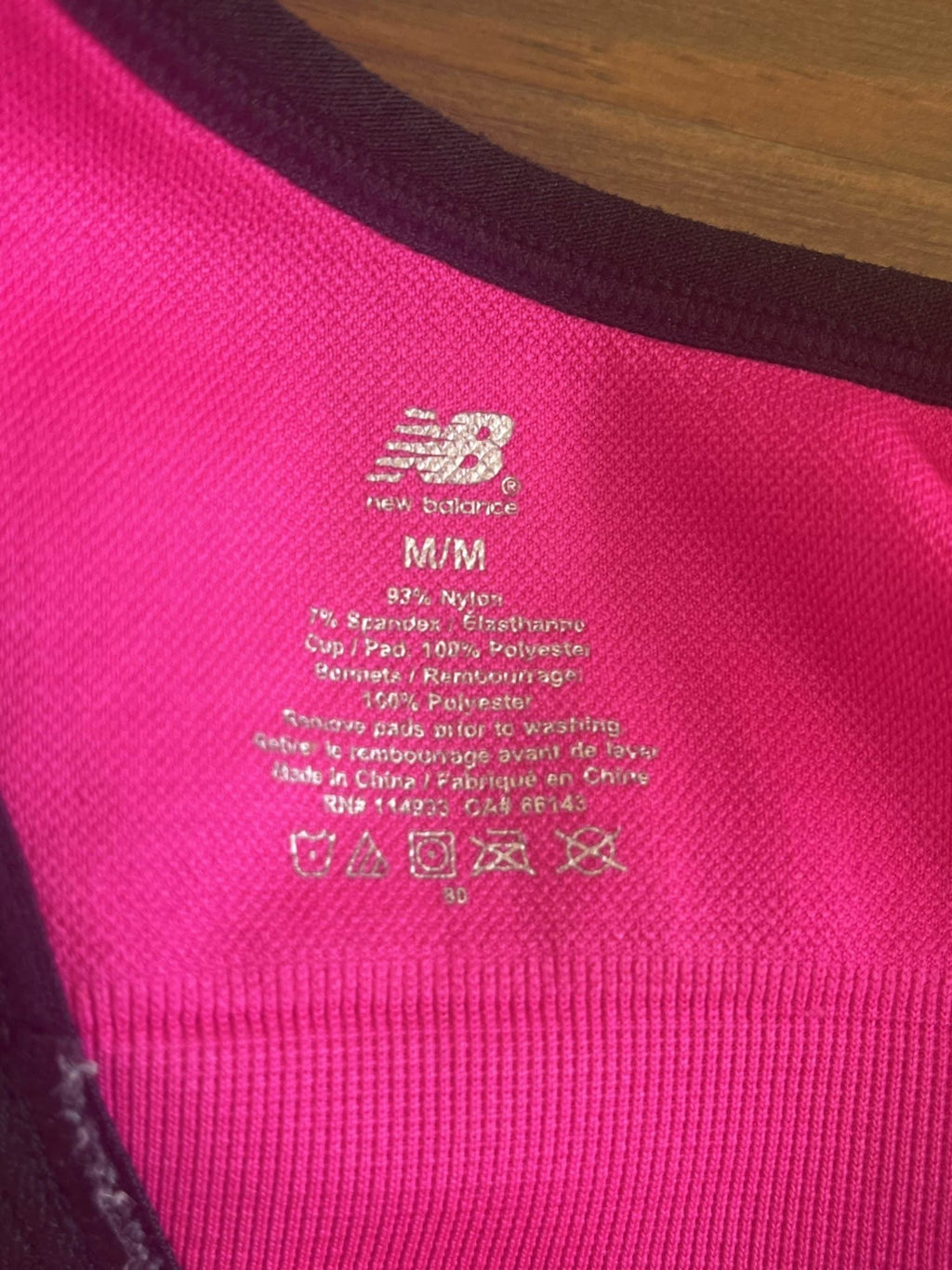 New Balance Pink Sports Bra - kitround kitround product